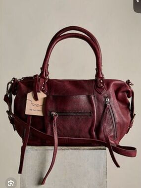 Free People We The Free Baby RED ROCK Emerson Tote Bag NWT! SOLD OUT ONLINE!